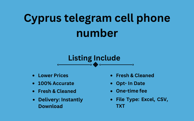 Cyprus telegram cell phone number