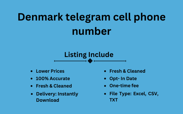 Denmark telegram cell phone number